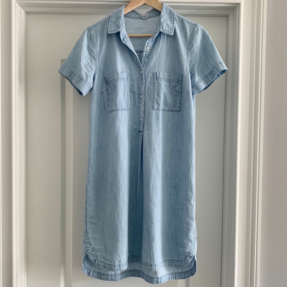 Old navy chambray denim dress